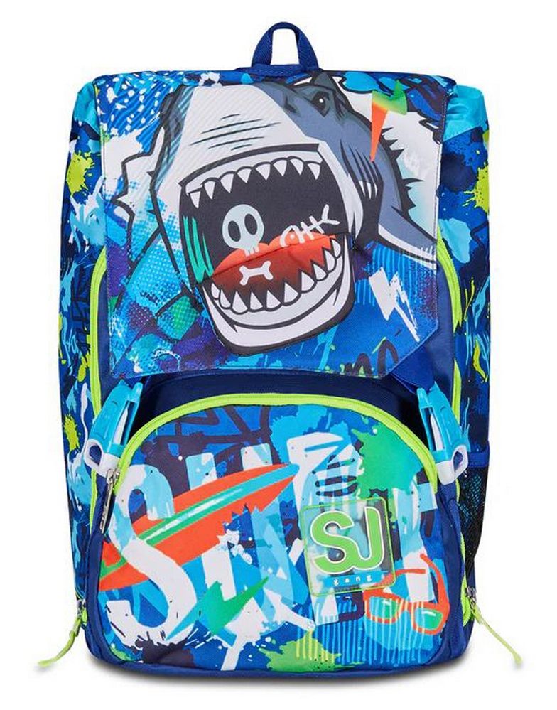 Zaino scuola SJ estensibile Big Sharkstory