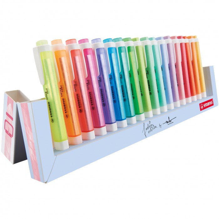 DESK SET 18 COLORI STABILO SWING COOL + PASTEL 