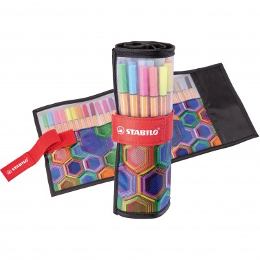 FINELINER POINT 88 ROTOLO 25 COLORI ARTY LINE STABILO