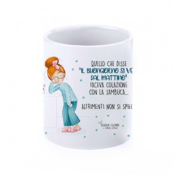 Tazza il buongiorno si vede dal mattino