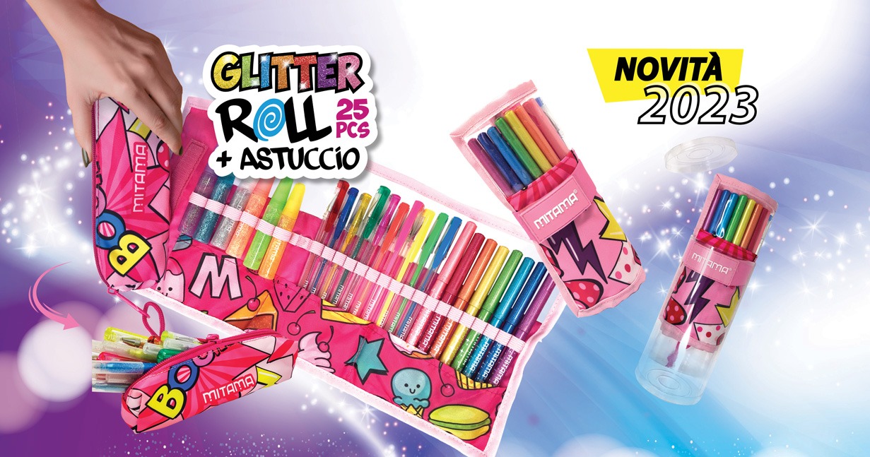 GLITTER ROLL MITAMA ROSA