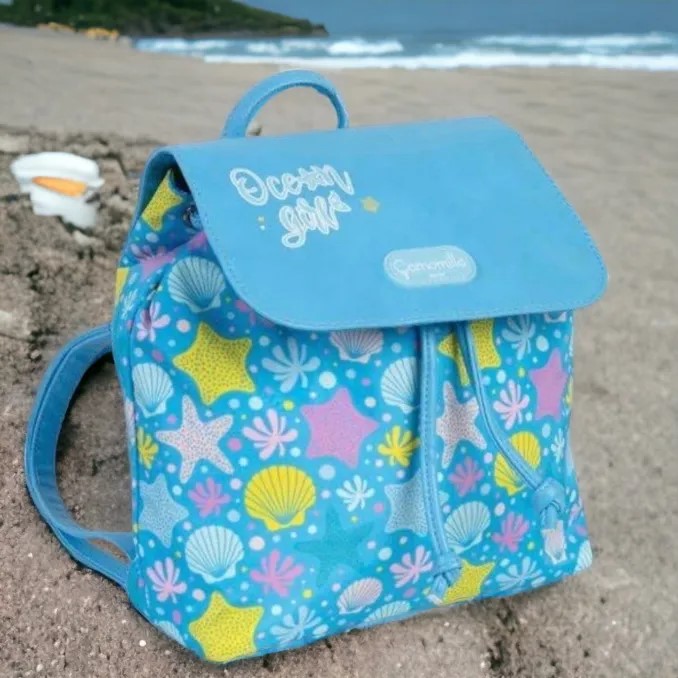 Zainetto Camomilla Ocean Girl - Azzurro