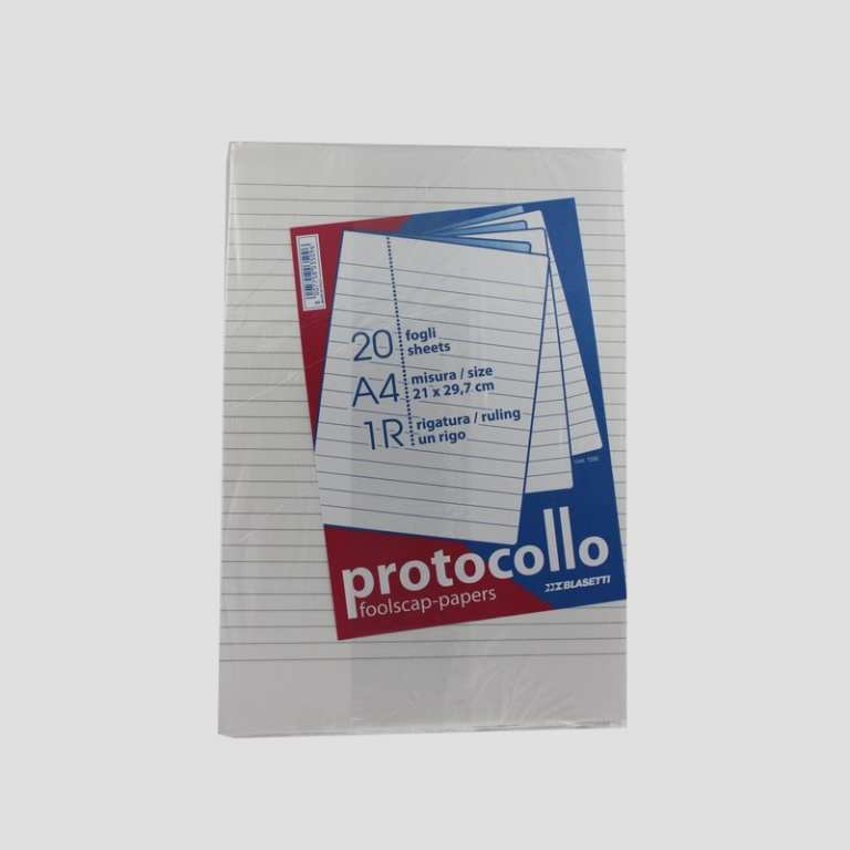 CONF. 20 FG. PROTOCOLLO RIGHE