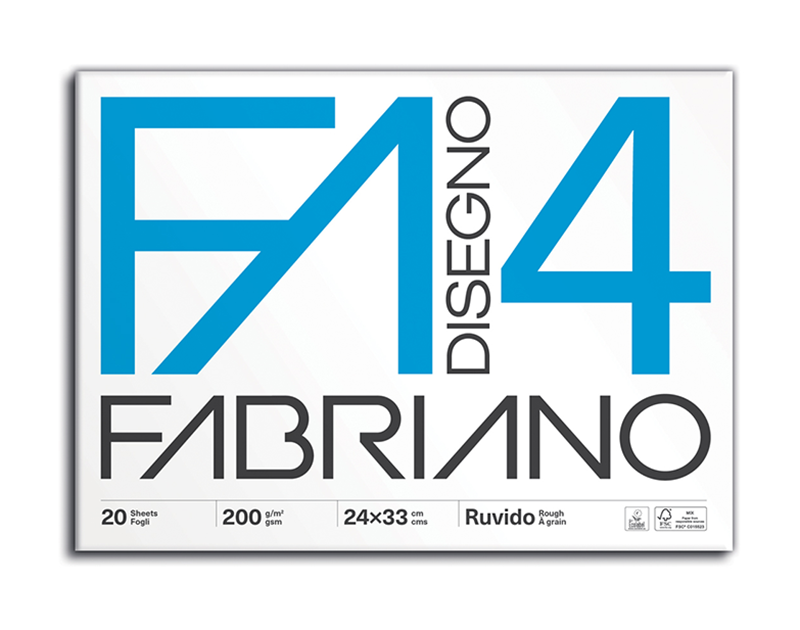 Blocco F4 24x33 20 fogli ruvidi