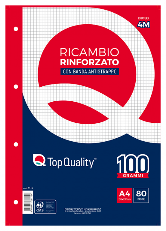 Ricambio Rinf. TQ gr. 100 A4 4mm