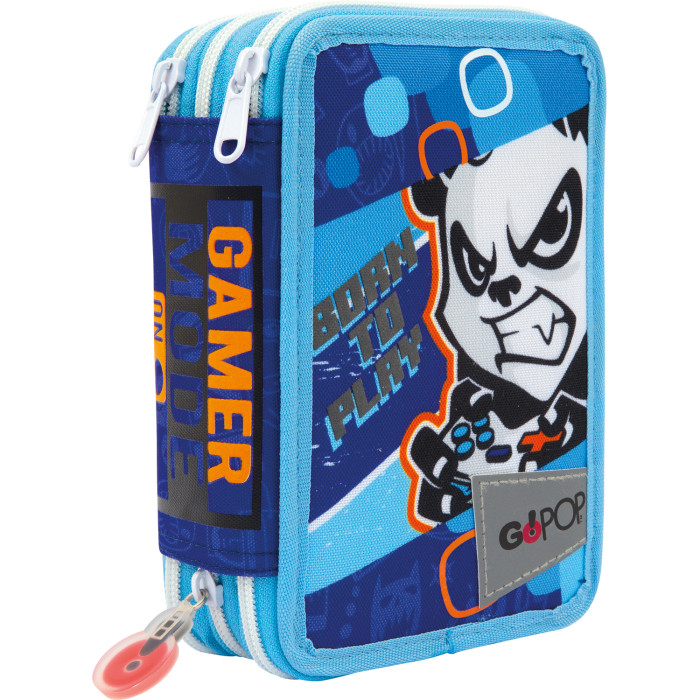 Astuccio 3 zip Go Pop Born to play