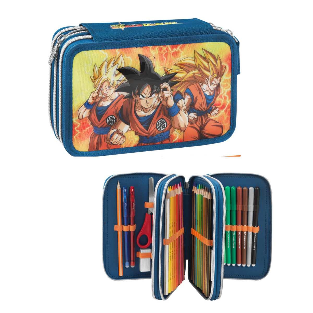 Astuccio 3 zip completo DragonBall