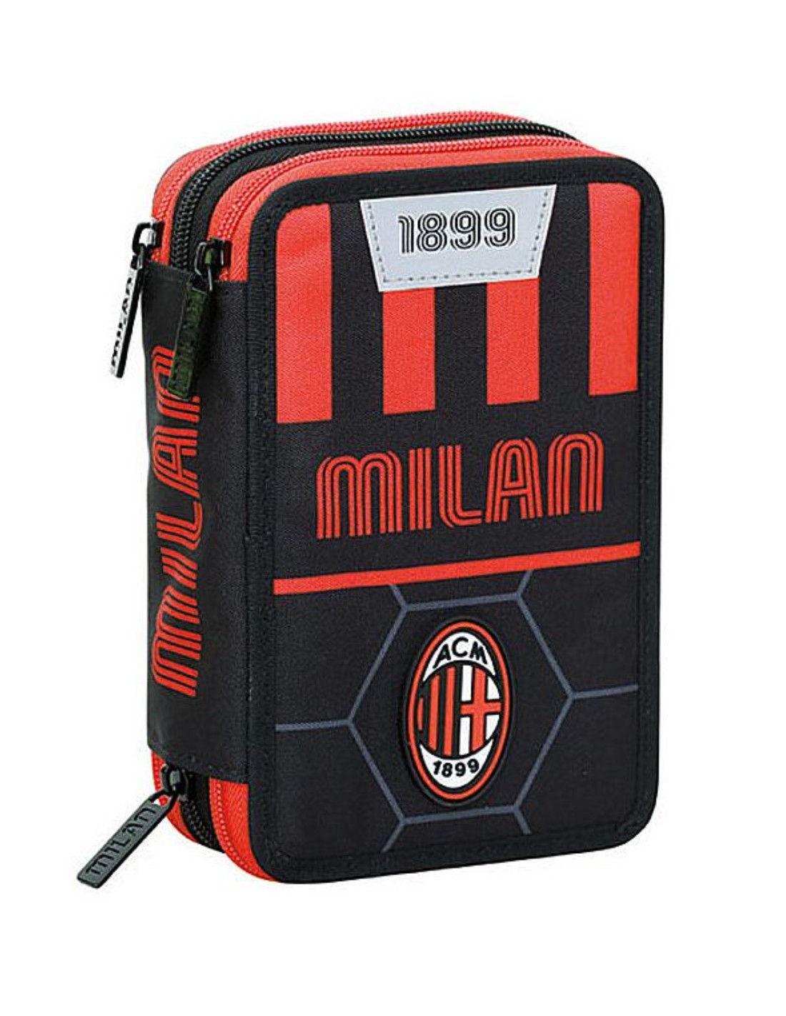 Astuccio 3 zip completo Milan AC