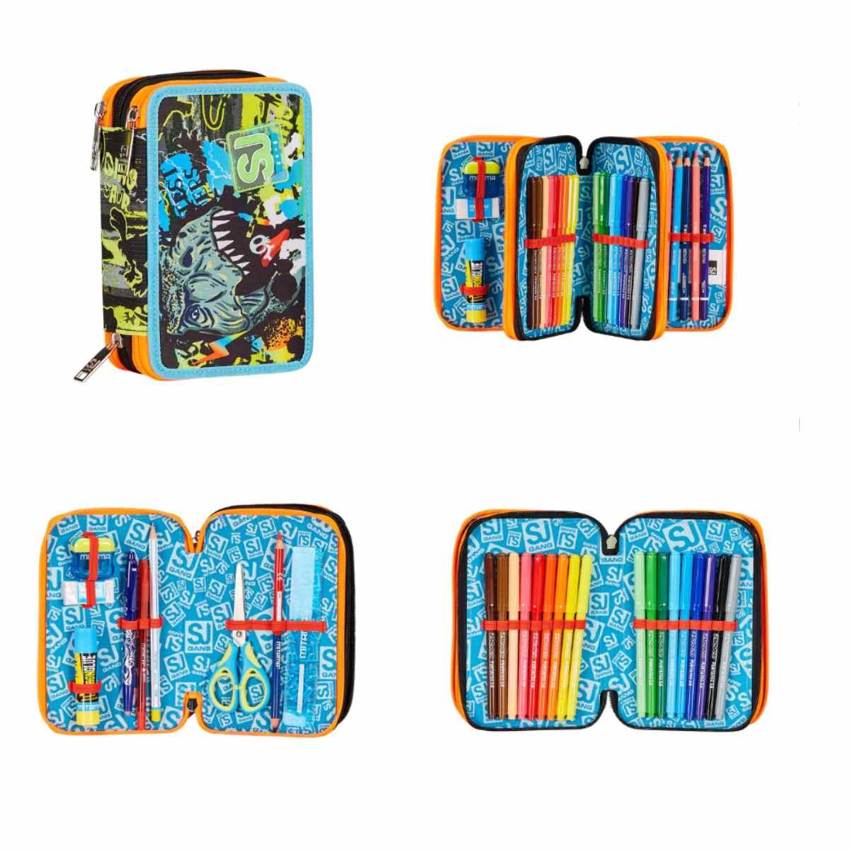 Astuccio 3 zip SJ Gang Seven