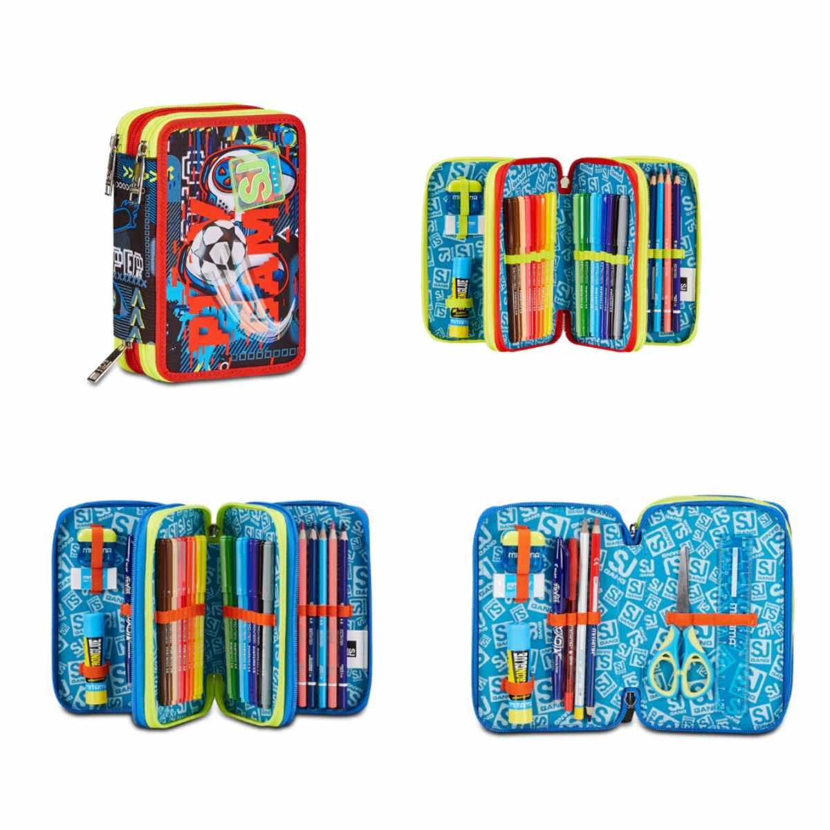Astuccio 3 zip SJ Gang Seven Funnygoal