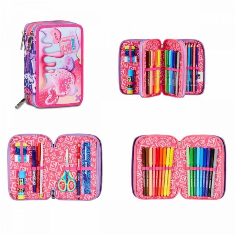 Astuccio 3 zip SJ Gang Seven Sphere full girl