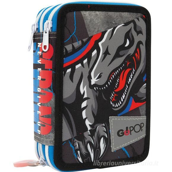 Astucci 3 zip Go Pop Raptor