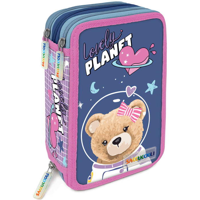 Astuccio 3 zip Saccuccioli Lebez Orsetto