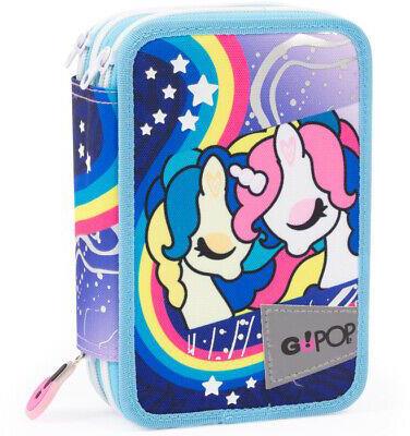 Astuccio 3 zip Go Pop 2 Unicorn 
