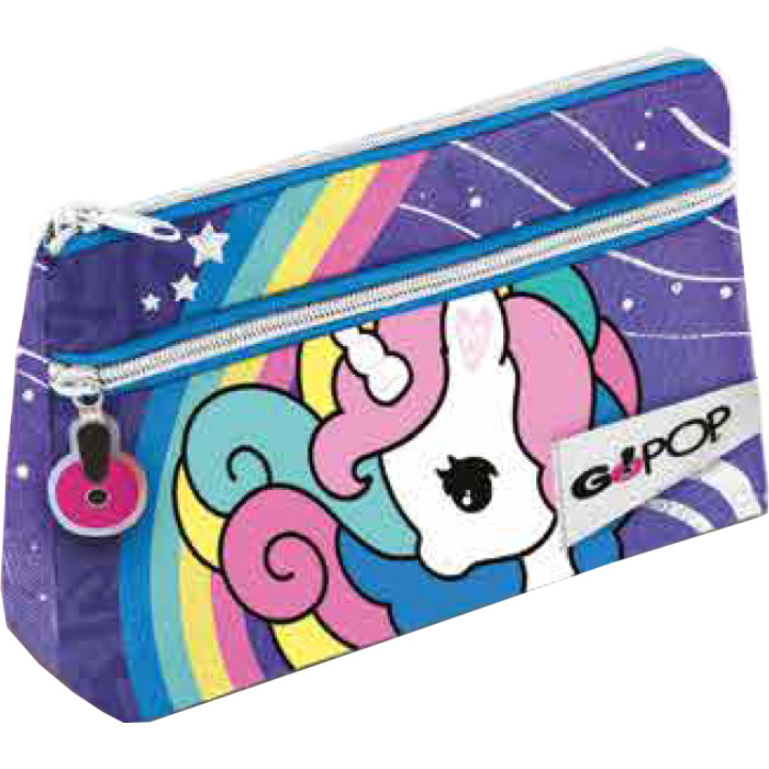 Bustina maxi GoPop 2 zip Unicorn