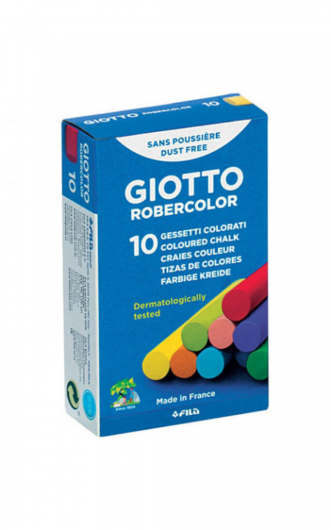 Gessi colorati duri da 10 pz.