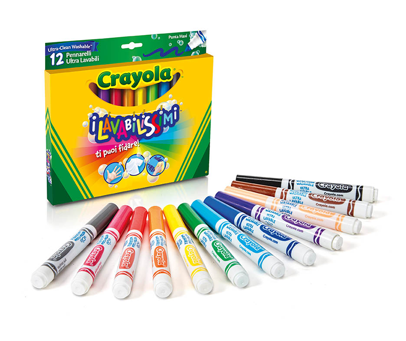 Pennarelli Superlavabilissimi Crayola da 12 pz.