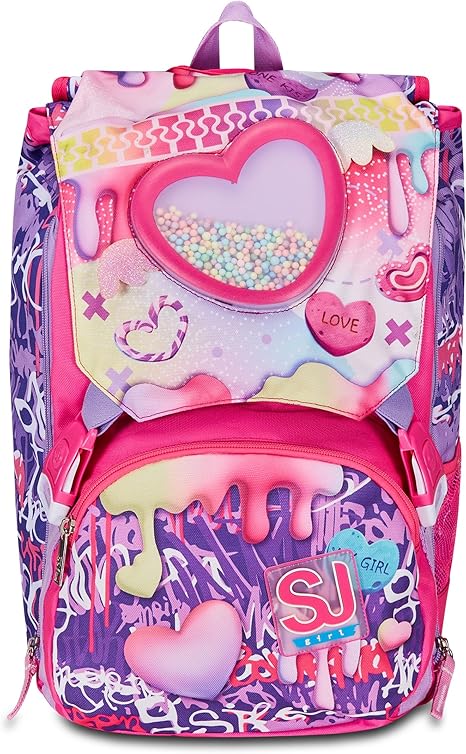 Zaino Seven SJ Gang Style, rosa Sphere Full Girl