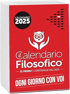Calendario Filosofico mignon 5,2x7,2 cm senza supporto
