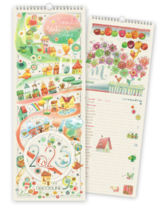 Calendario Spirale Goccioline 2025
