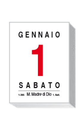 BLOCCO CALENDARIO 4X6