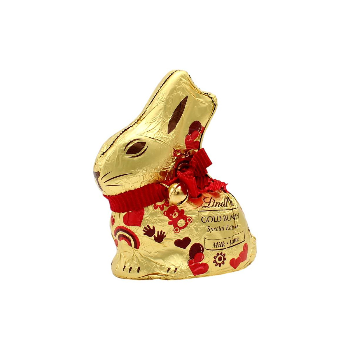 LINDT GOLD BUNNY SPECIAL EDITION FAMILY AL LATTE 100 GR   LINDT GOLD BUNNY SPECIAL EDITION FAMILY AL LATTE 100 GR