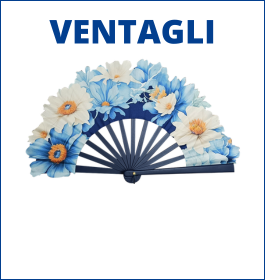 Ventaglio sagomato Blu