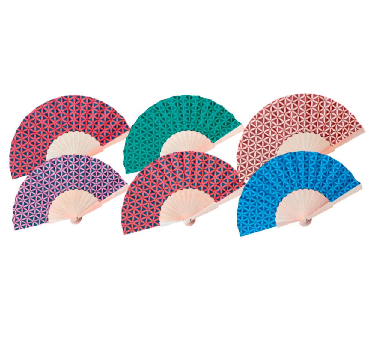 Ventaglio in legno e tessuto da Borsetta