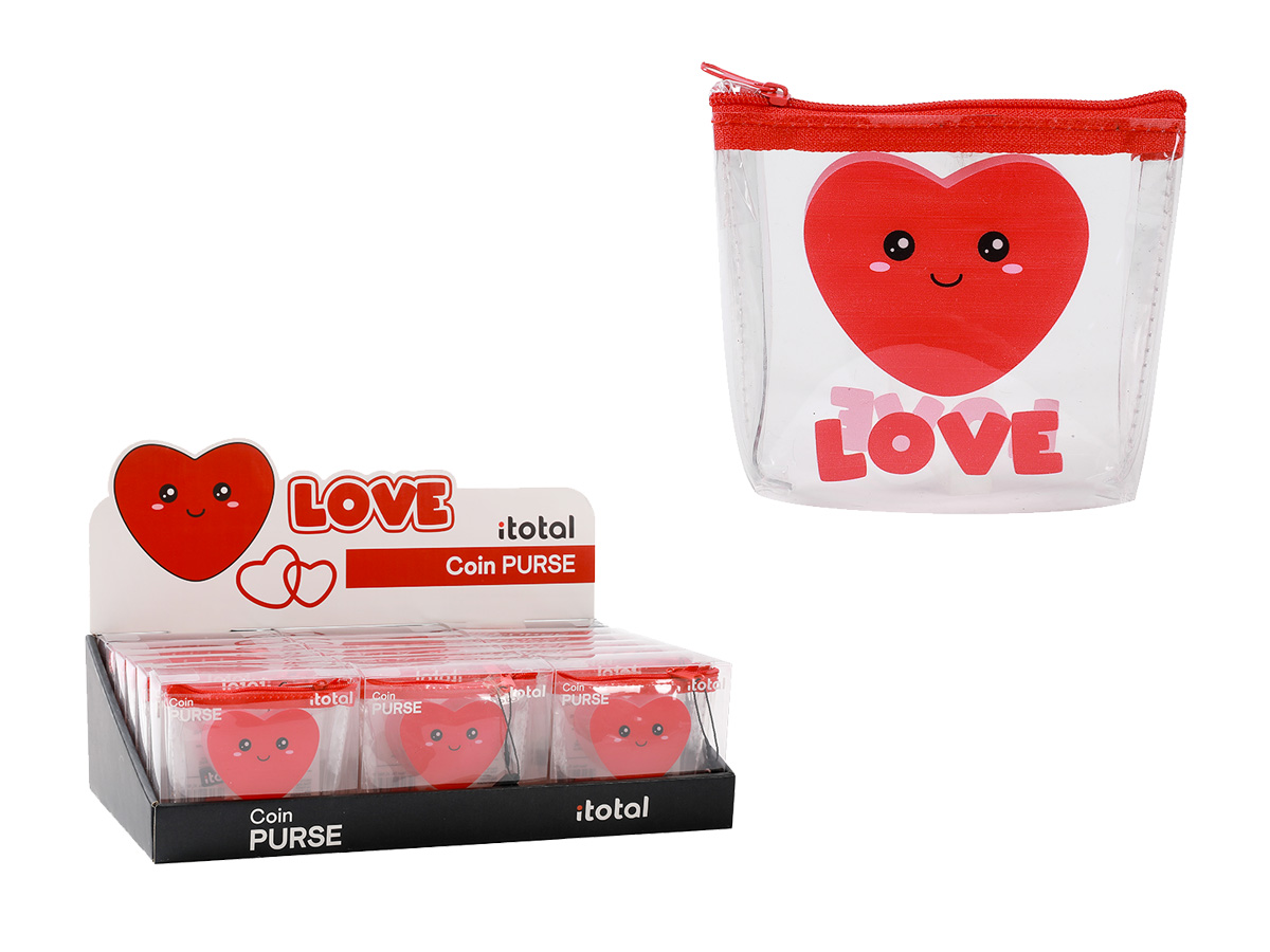 Borsellino in pvc con cuore