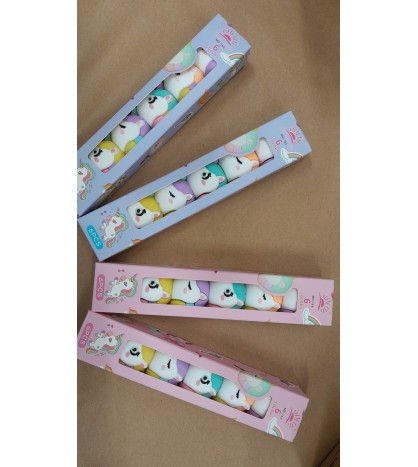 5 Evidenziatori impilati Unicorno