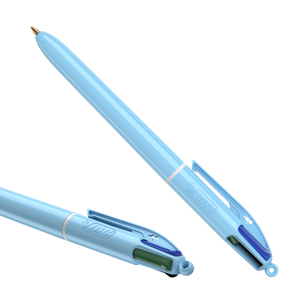 Bic 4 colori pastel Azzurro