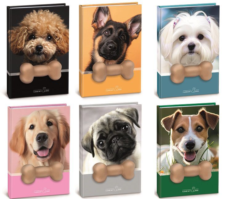 Notes con Cani con zampina Squishy