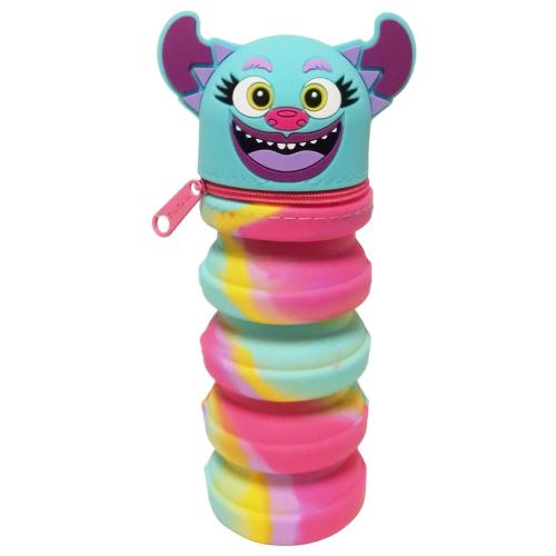 Astuccio in silicone allungabile Mostriciattolo Verde acqua