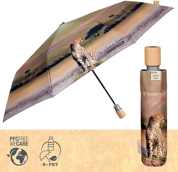 Ombrerllo Perletti Green con GHEPARDO