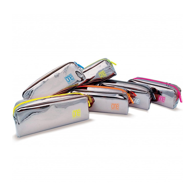 Bustina metalizzata con cursore neon 