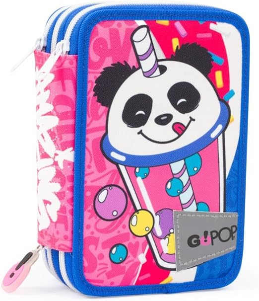 Astuccio 3 zip completo Panda