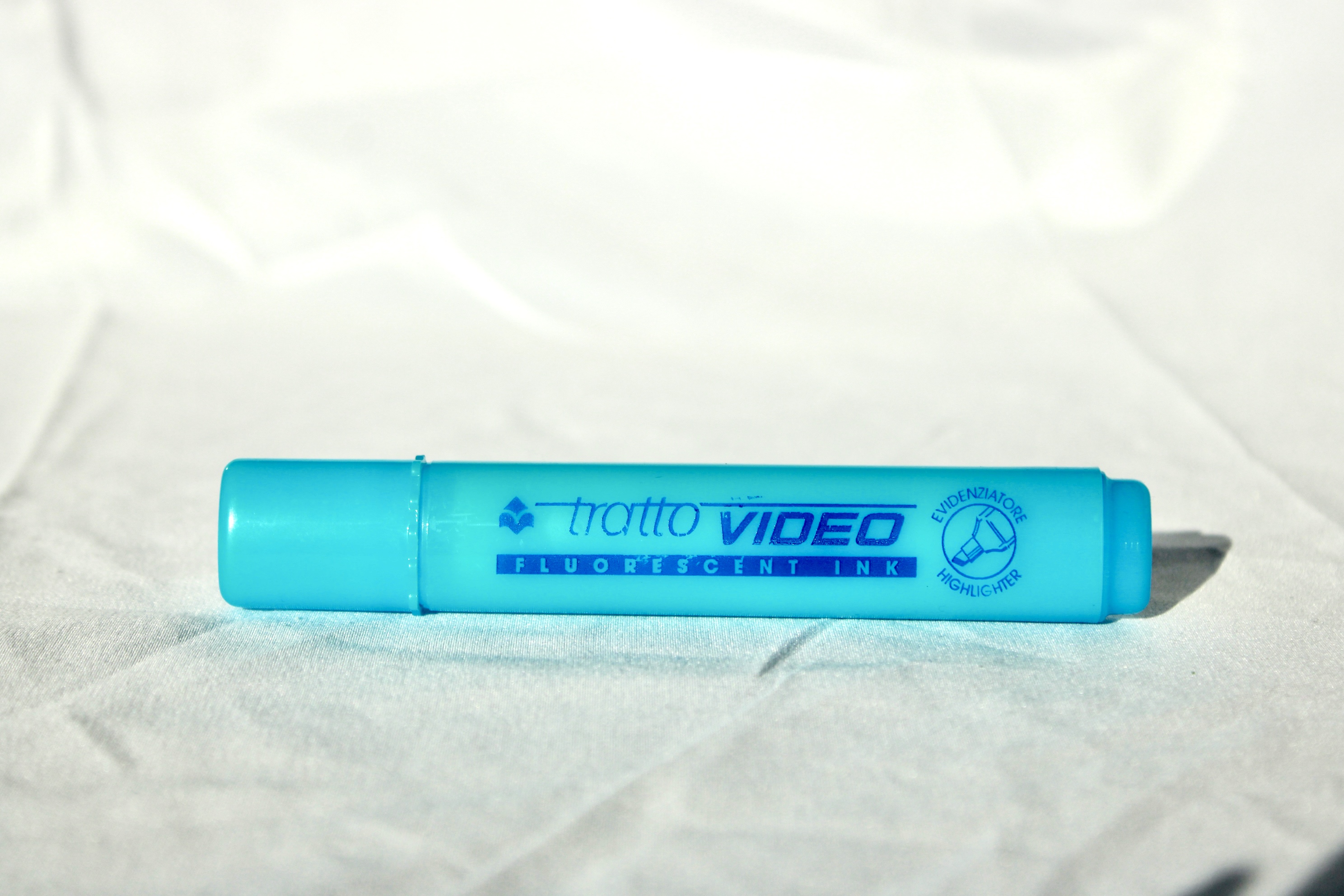 EVIDENZIATORE TRATTO VIDEO AZZURRO FLUORESCENTE