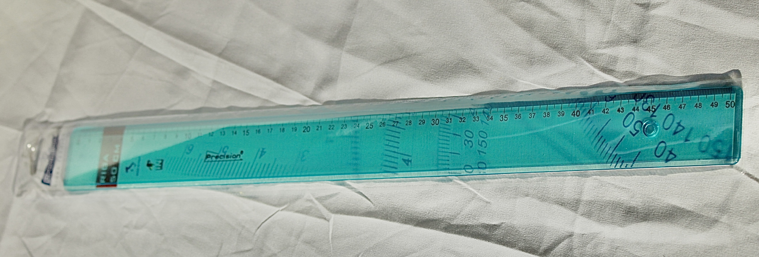 RIGA 50 CM LINEATECNICA PRECISION AZZURRA