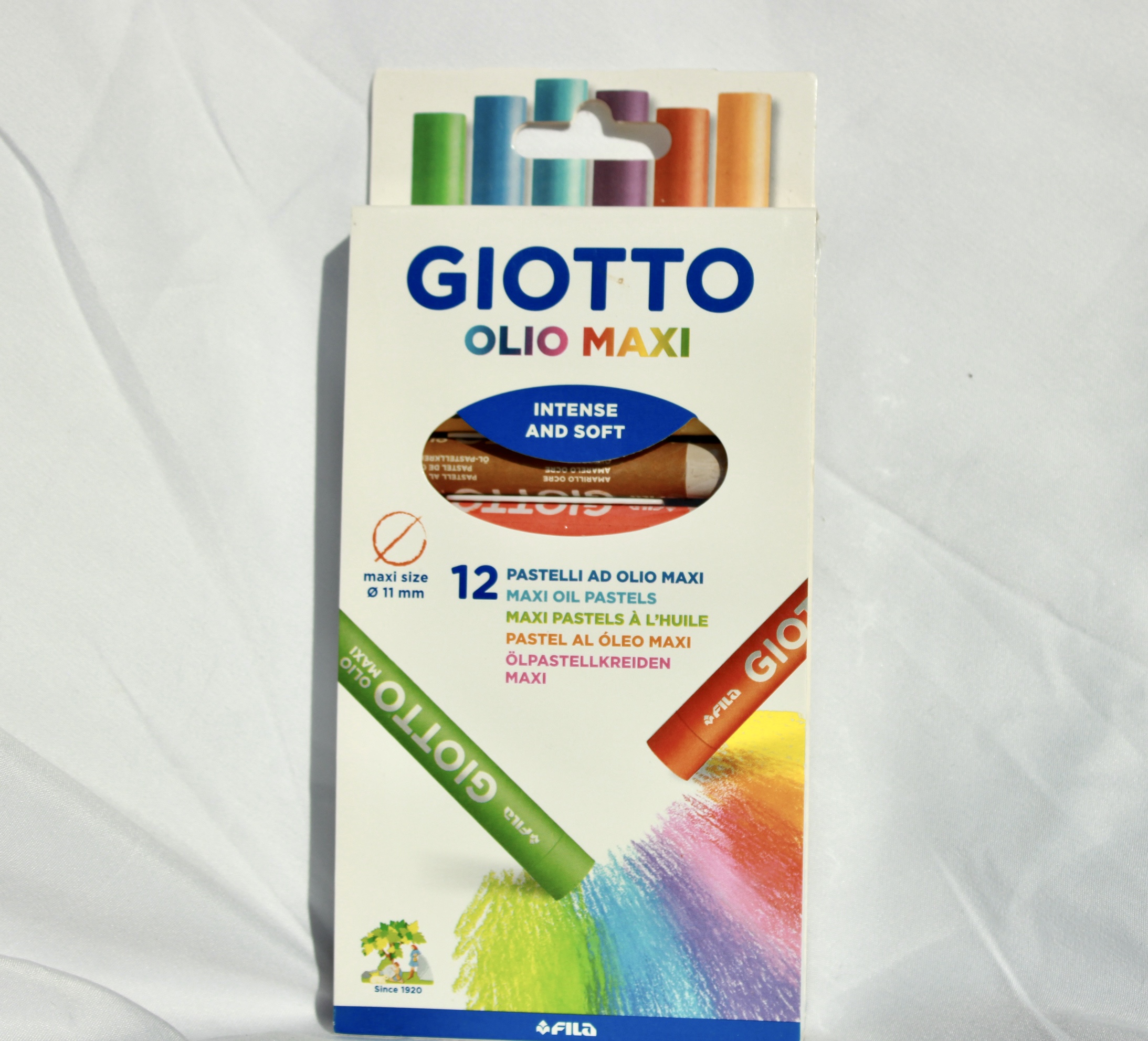 COLORI PASTELLI GIOTTO OLIO MAXI, 12