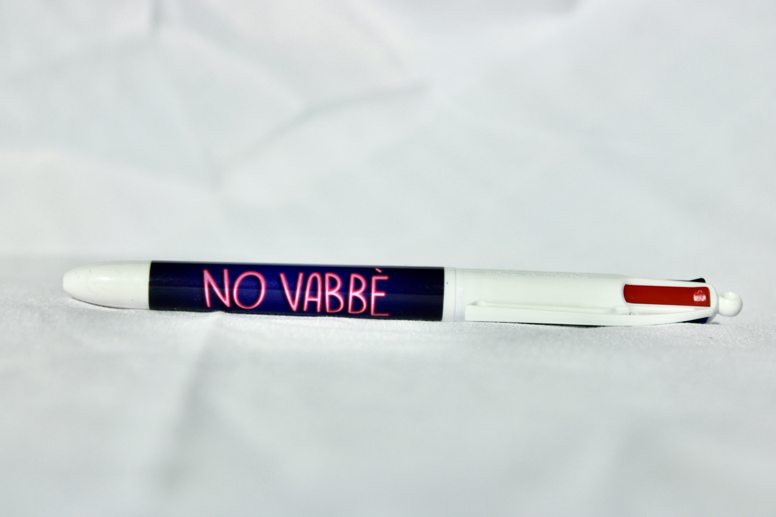 PENNA 4 COLORI BIC SCRITTA NO VABBE'