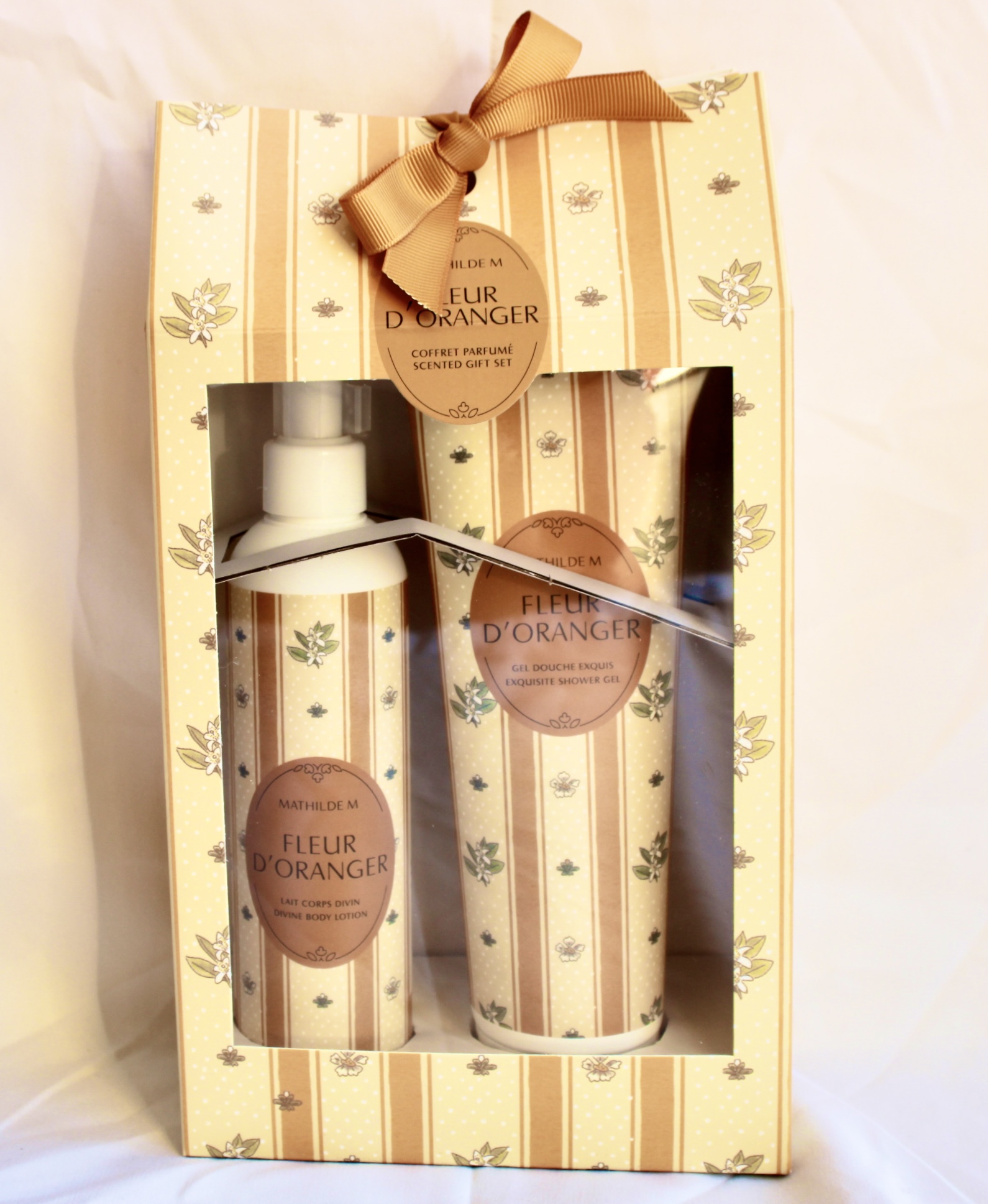 GEL DOCCIA+ LATTE CORPO GIFT SET FLEUR D'ORANGER MATHILDE M