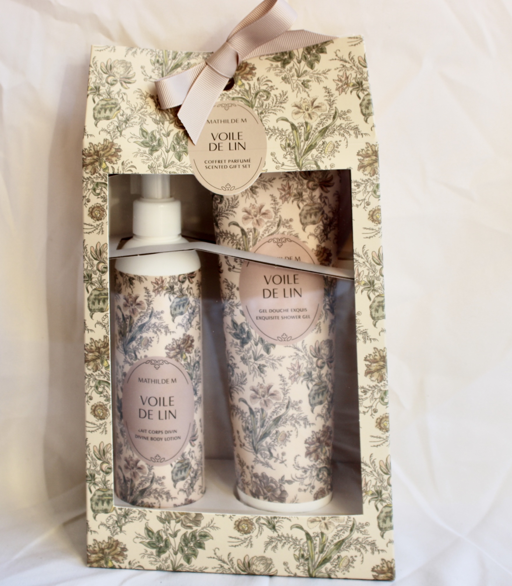 GEL DOCCIA+ LATTE CORPO GIFT SET VOILE DE LIN MATHILDE M