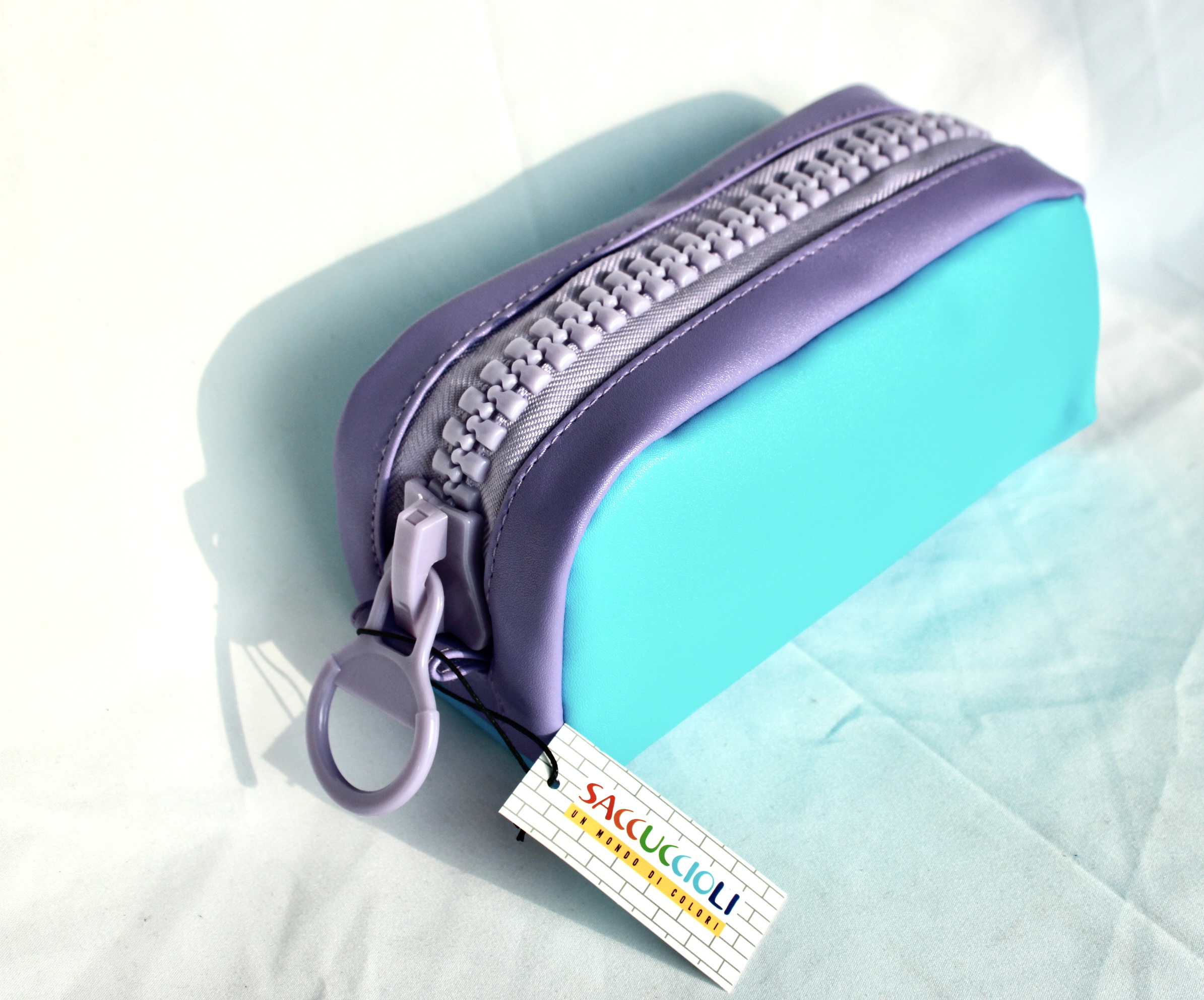ASTUCCIO SACCUCCIOLI COLORE VIOLA E AZZURRO