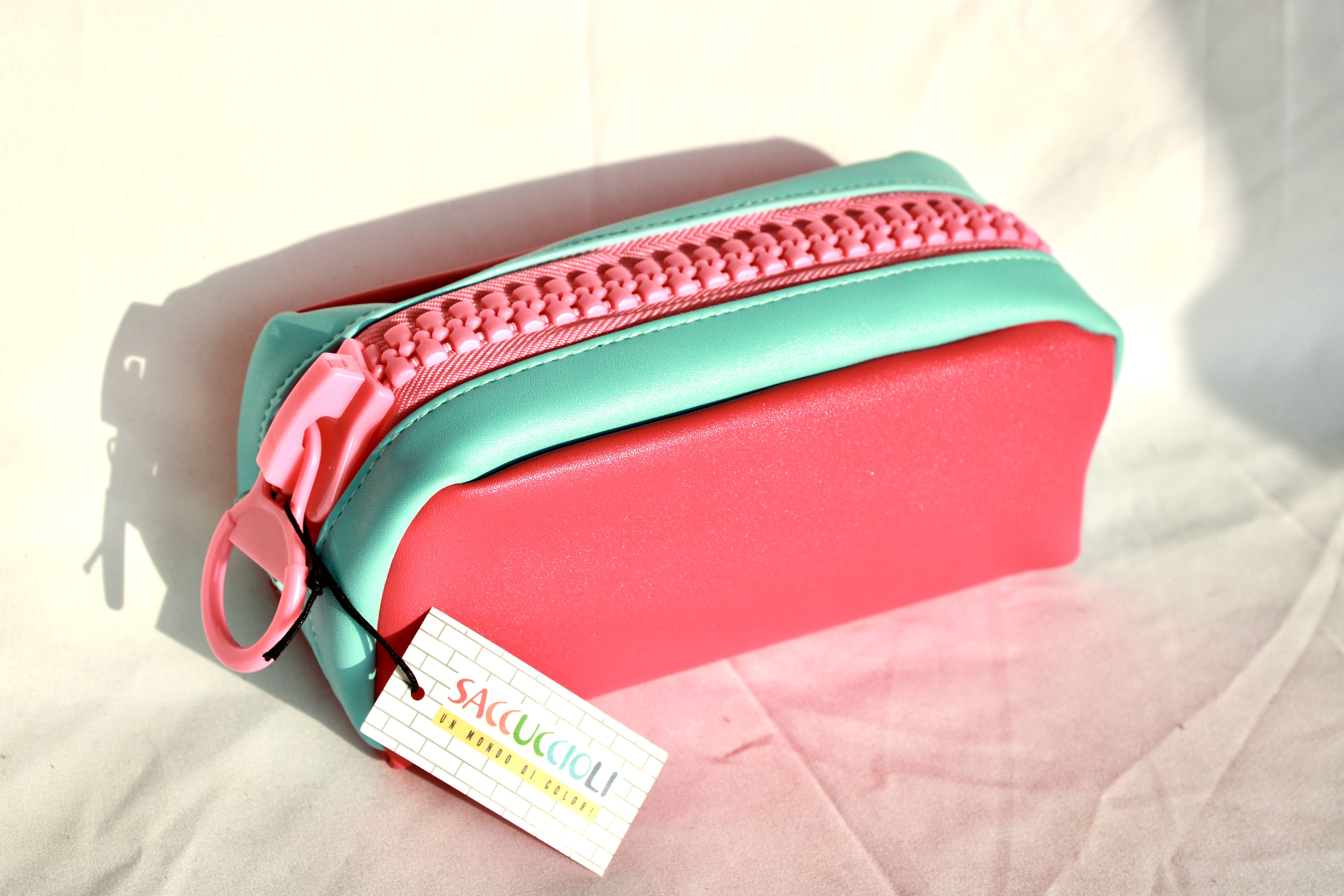 ASTUCCIO SACCUCCIOLI COLORE ROSSO, AZZURRO E ROSA ACCESO
