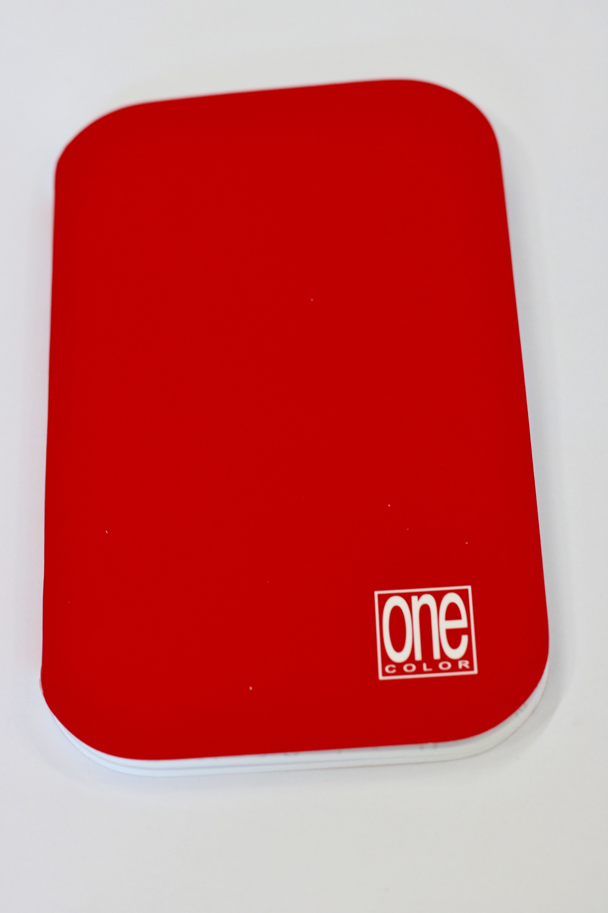 QUADERNINO A RIGHE MARCA ONE COLORE ROSSO