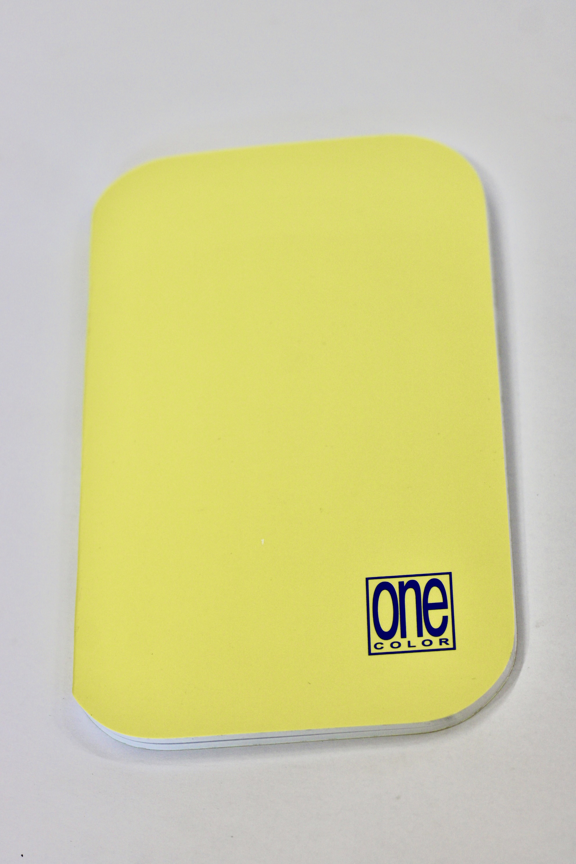 QUADERNINO A RIGHE MARCA ONE COLORE GIALLO