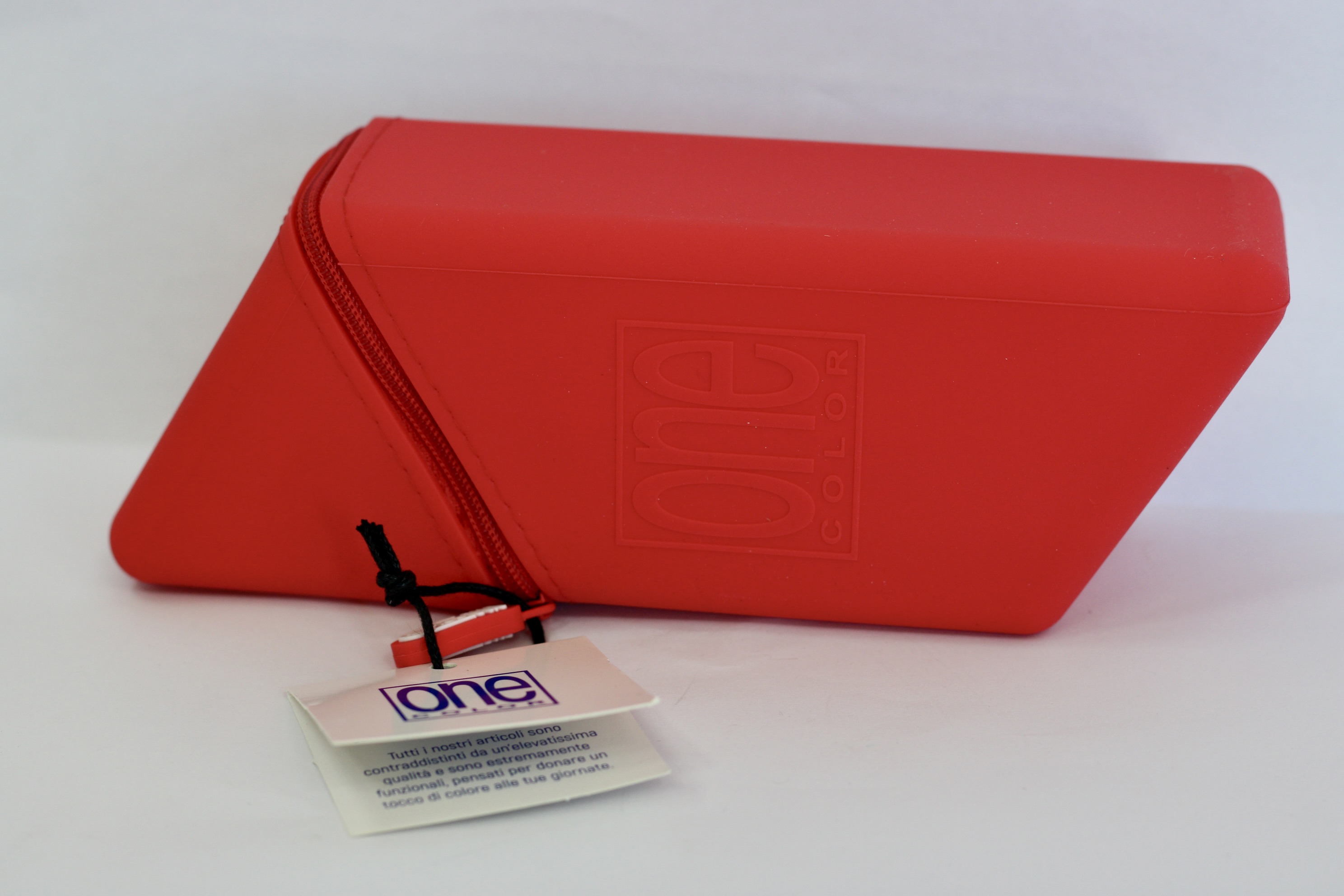 ASTUCCIO MARCA ONE IN SILICONE COLORE ROSSO
