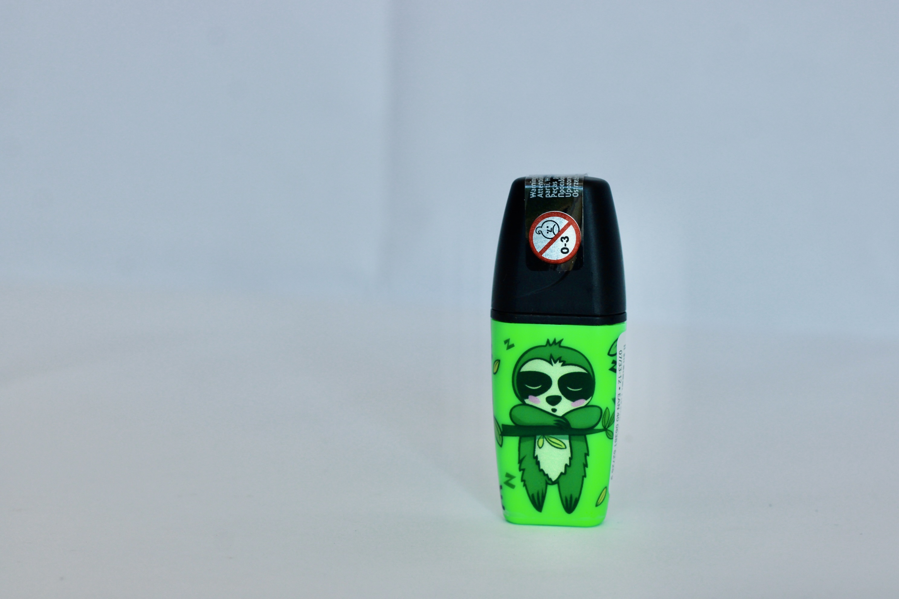 EVIDENZIATORE STABILO BOSS MINI ANIMAL VIBES COLORE VERDE FLUO CON BRADIPO