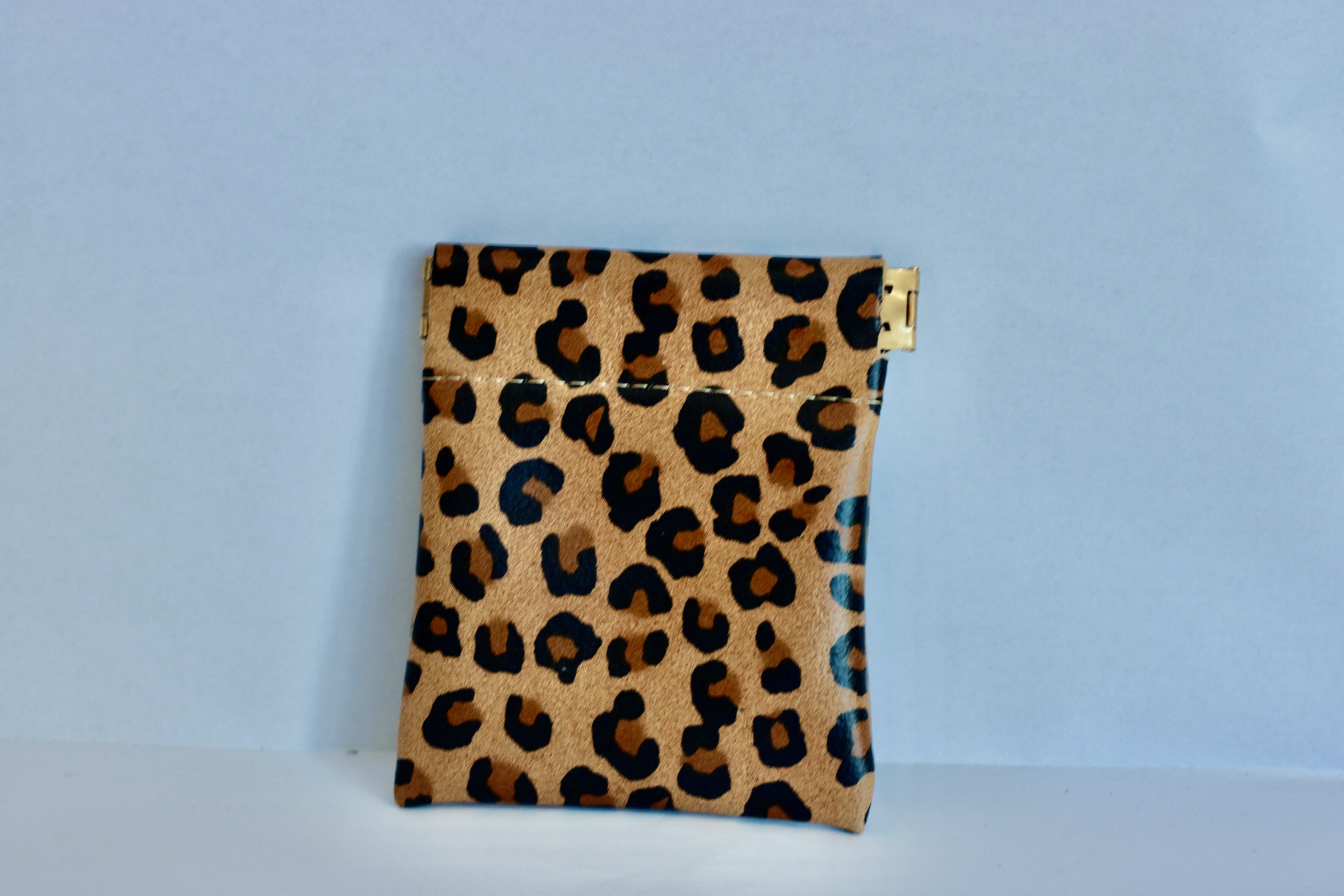PORTAMONETE IN PELLE LEOPARDATO