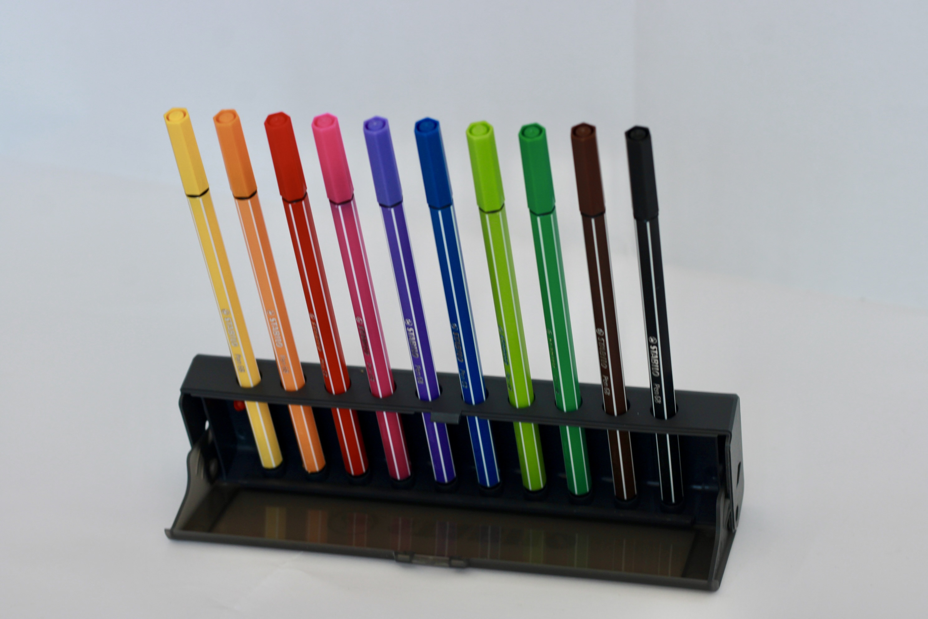 PEN 68 CLICK SET STABILO 10 PEZZI IN SCATOLA